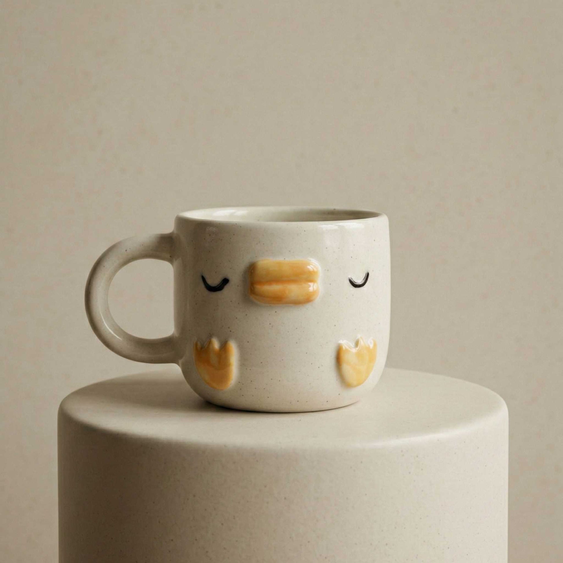 sleeping duck sukoon mug aesthetic ceramic mug for tea and coffee lovers india
