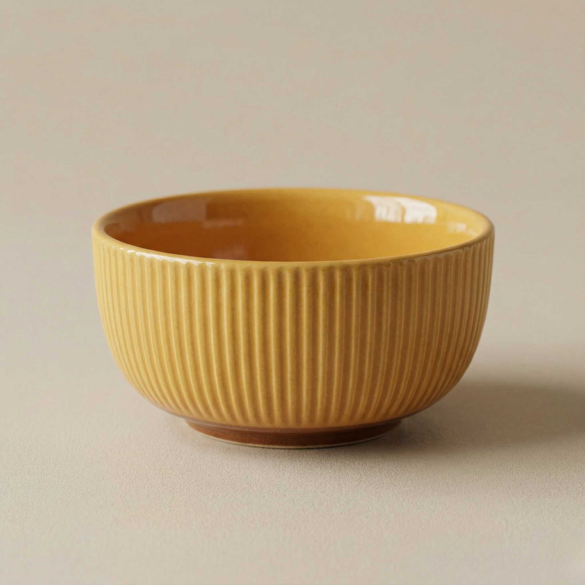 buy online textured ceramic bowl set yellow minimal kitchen bowls
