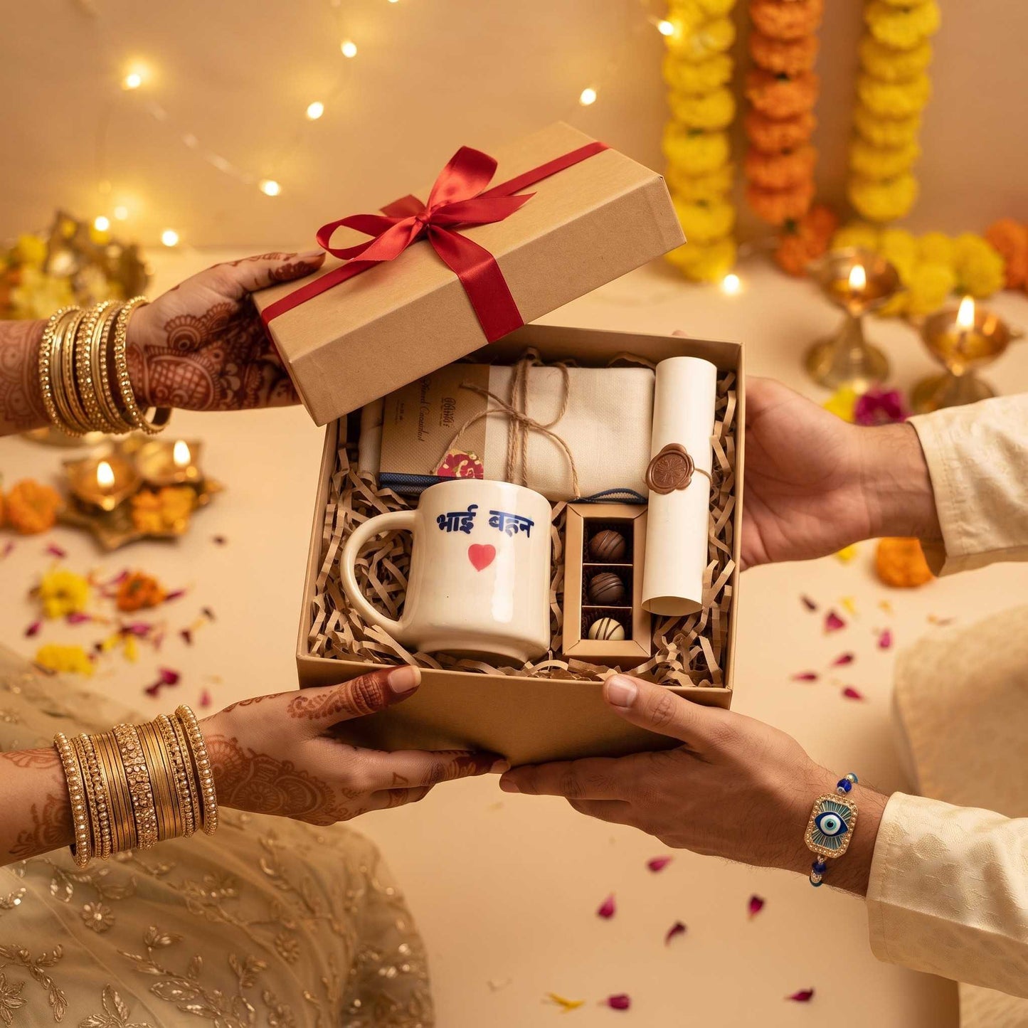 gift for raksha bandhan - Mug Rakhi Chocolate