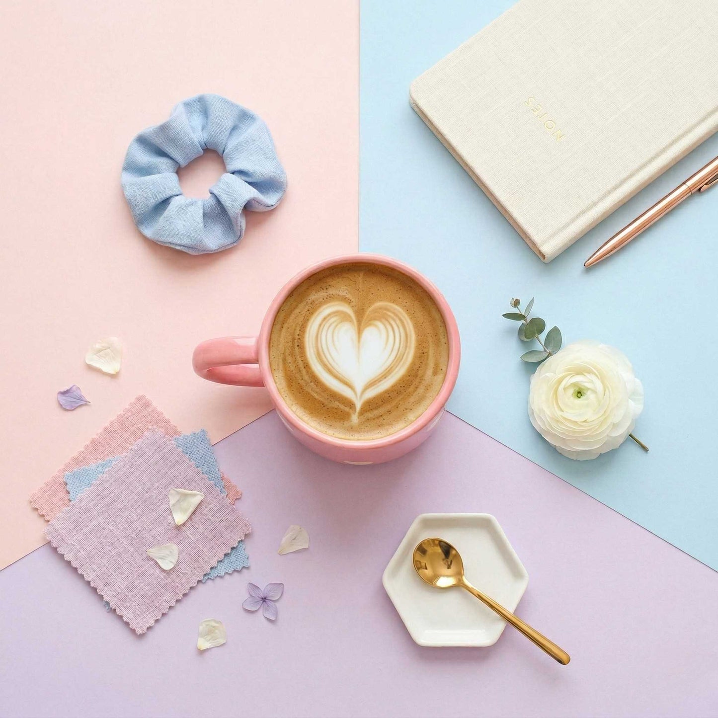 simple blush pink mug with heart design ceramic mug for girls india